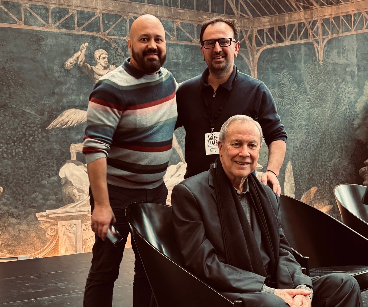 Robert Wilson, Greg Homann, Jeton Neziraj (Lisbone, March, 2025)