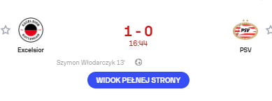 A kto to ma 2 gola w 2 meczu i to z PSV?