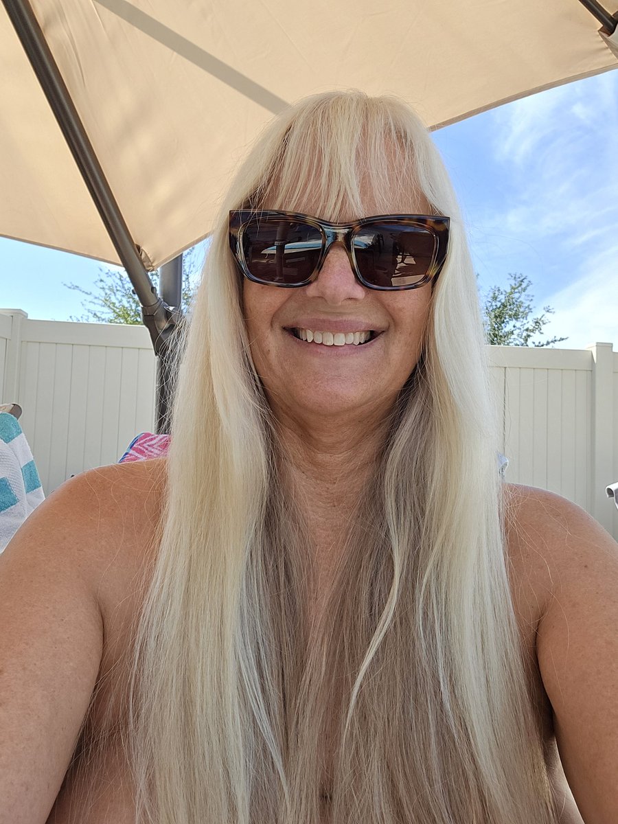 The rain in St. George cleared for a nice pool party at the SUNS. A nice turnout so far. I love these travel club get-togethers. #IAmtheFaceofNaturism