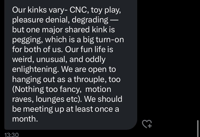 ABUJA REQUEST THREAD 
Request - Threesome 

If you're a woman (preferably queer) who enjoys or is opening to exploring threesomes with a VERY FUN coupl, send dm.

Refer to screenshot for more inf before you dm.