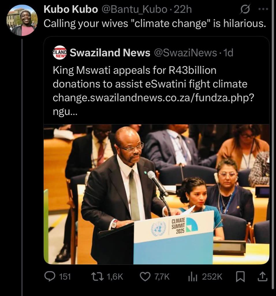 The King is in need of wife allowance. 😭😭