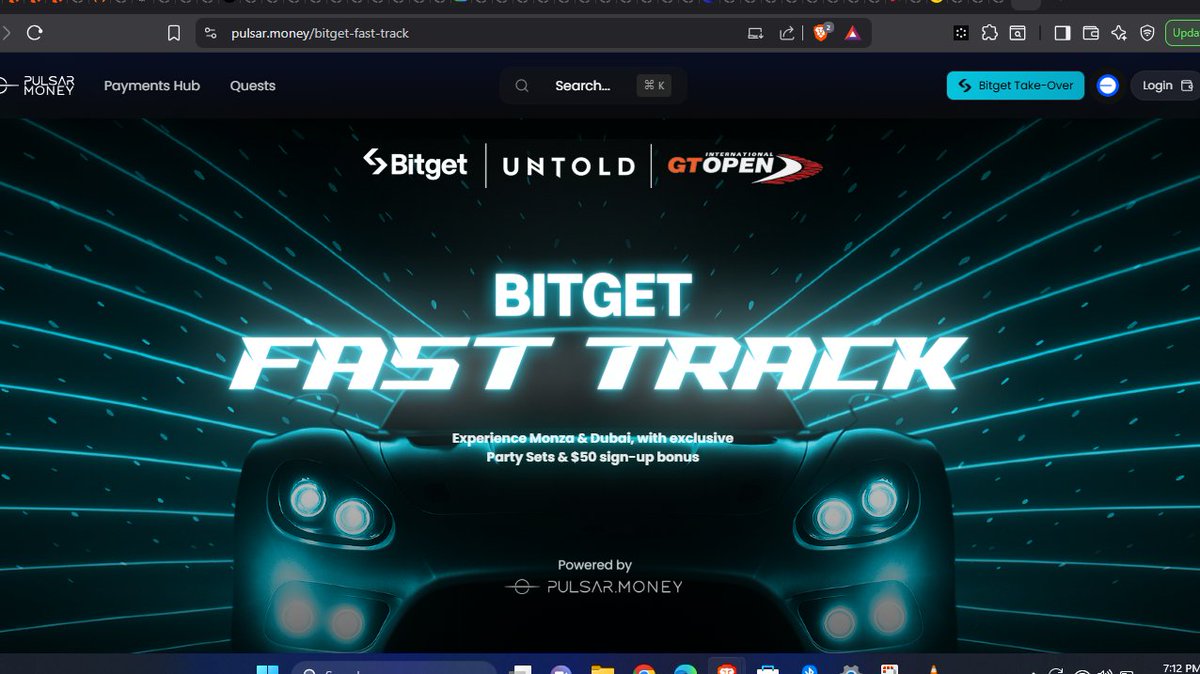 Deguyinweb3's tweet photo. 🚀 Ever heard of the #BitgetFastTrack event? It's a fun, easy quest by @bitgetglobal & @PulsarMoneyApp to score real-world prizes like VIP tickets to Monza GT Open races or UNTOLD 2026 festivals.
Noob-friendly & rewarding.
let's break it down so you can jump in & win big!
🧵🧵 https://t.co/vOsQy5FSZC