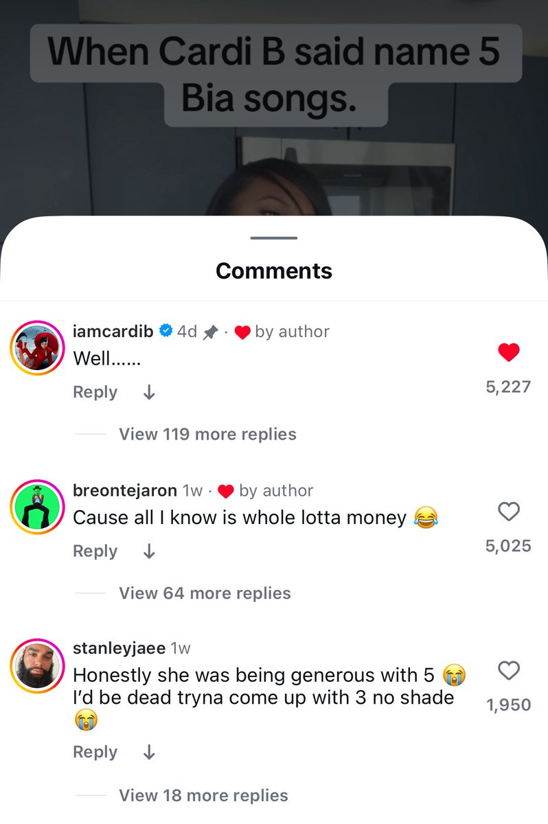 Cardi B is to funny 😭🤣