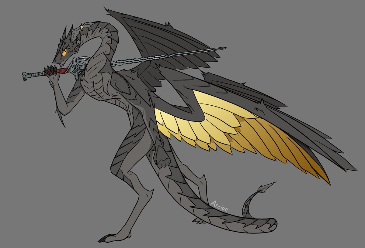 _Arcion_'s tweet photo. Drew my Ancient Dragon Ardentissax https://t.co/wbjG3iWLfH