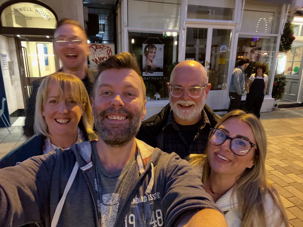 docoho's tweet photo. When worlds collide - your partner, your podcasting husband and your favourite girlfriends… https://t.co/WpHAEwk4Uh