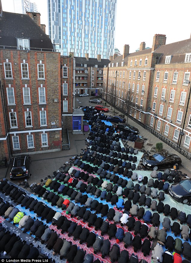 JChimirie66677's tweet photo. What happened in that church isn't ordinary prayer - it's radical Islam using intimidation as soft power. Storming a Mass, chanting "Allahu Akbar," praying in roads and outside churches isn't about devotion; it's about visibility and dominance. It's a way to claim space and unsettle others. We're seeing the same tactic across Western cities. The response has to be firm: uphold public order, protect worshippers, and refuse to let extremist theatre erode shared civic space.