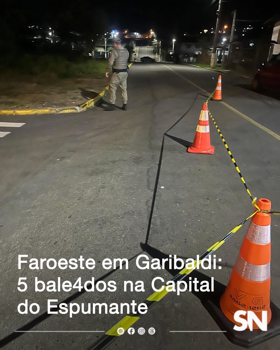 😱 4 bale4dos no bairro Bella Vista (todos com antecedentes) e 1 adolescente bale4do no bairro Fenachmap. Os casos assustaram Garibaldi neste fim de semana 📲 serranossa.com.br/faroeste-em-ga…