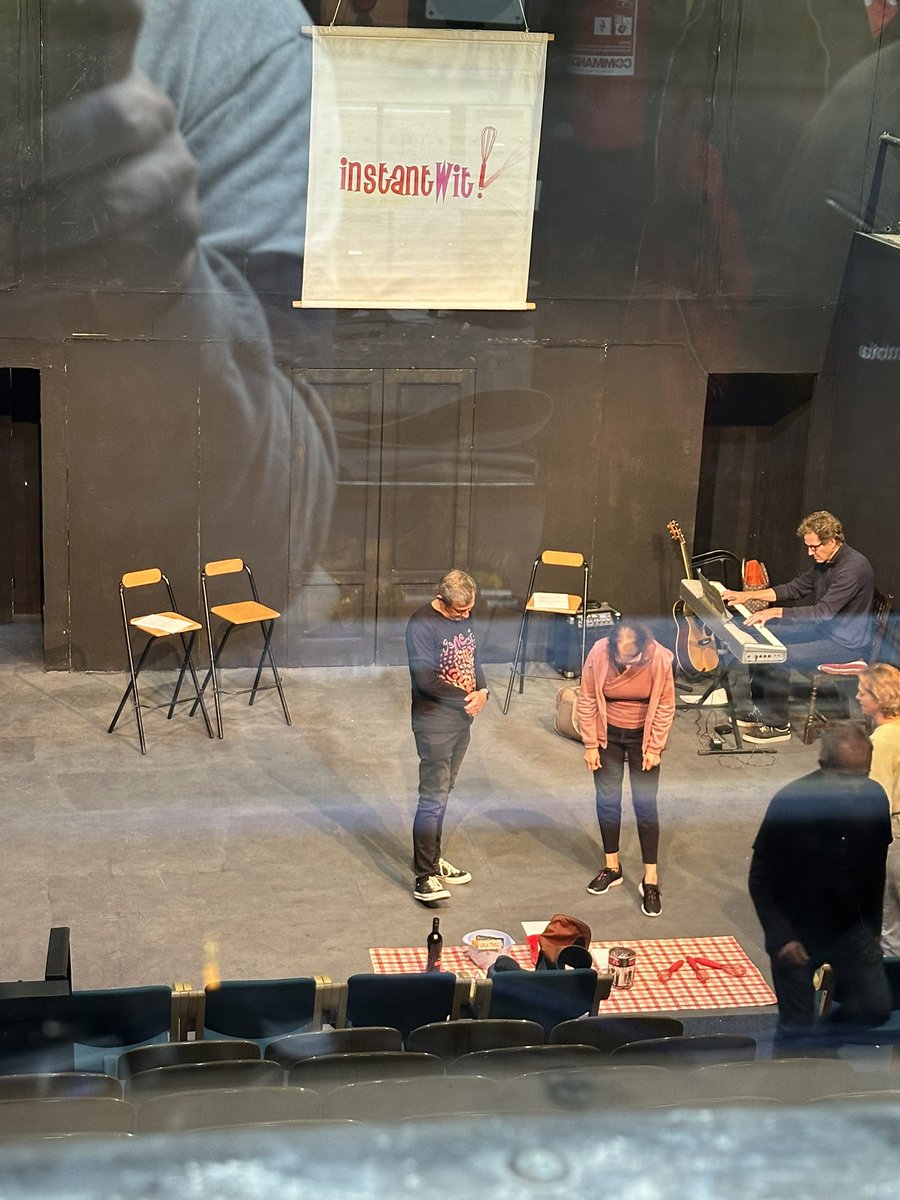 #InstantWit on stage <a href="/WharfTheatreDev/">WharfTheatreDevizes</a> in 10 minutes, still time to grab a seat <a href="/InstantWit/">INSTANT WIT</a>