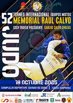 52nd EDITION INTERNATIONAL TOURNAMENT RAÚL CALVO MEMORIAL. 35th PRESIDENT CARLOS CALVO CHOZAS TROPHY #JUDO
October, Octubre 18, 2025
#Cádiz #Andalucia #Andalusia #España #Spain
fanjyda.com/?tribe_events=…