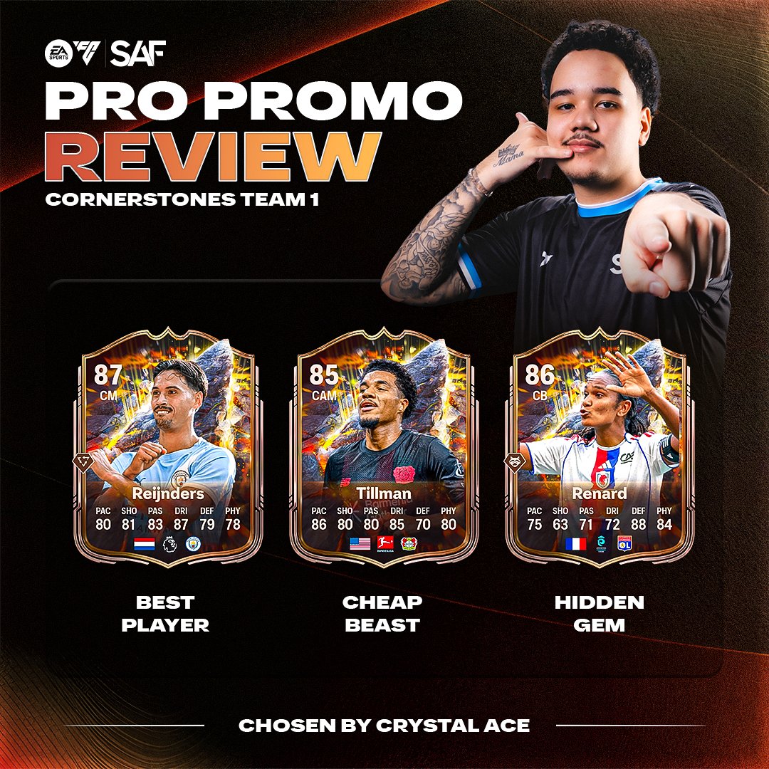 Cornerstones Team 1 pro player review by Crystal Ace 👀