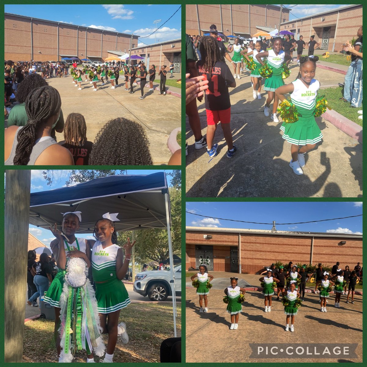 RPE_Rockets's tweet photo. Our @RPE_Rockets cheerleaders were so excited to perform at the @HHS_Canes HOCO tailgate. Thanks for having us! #RocketsReady #BuildingOurFuture https://t.co/D1qM9TfFsq