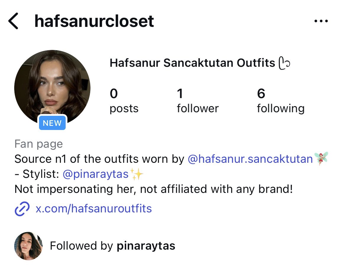 HafsanurOutfits's tweet photo. ⚠️‼️MY INSTAGRAM ACCOUNT HAS BEEN SUSPENDED AND I HAVE HAD TO CREATE A NEW ONE😭

I would be very grateful if you follow me there too, I will upload all the outfits that #HafsanurSancaktutan and her characters wears🫶🏻

🔗: https://t.co/8SO0aao25v https://t.co/wKU76pRb5e