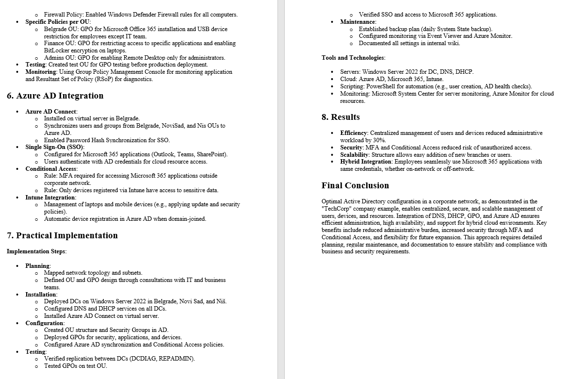 ramarko1's tweet image. #serveradministration #ServerAdmin #НИС #фтн #FTN #NKT #WIFI #HSE #telekomsrbija #Microsoft #zaštitapodataka #telekomsrbija #hse #EPS #pravo #medicina #psihologija #HR #HRM #bezbednost 

Server Administration Thesis: Optimal Active Directory Configuration in a Corporate Network