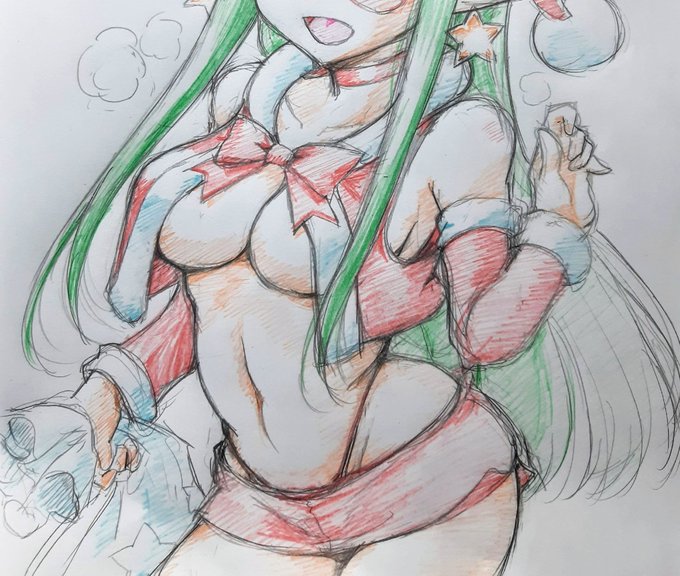 #目元より下で切り出すとエロいらしい キャラの視線って絵の中ですごく強い要素なのよね～