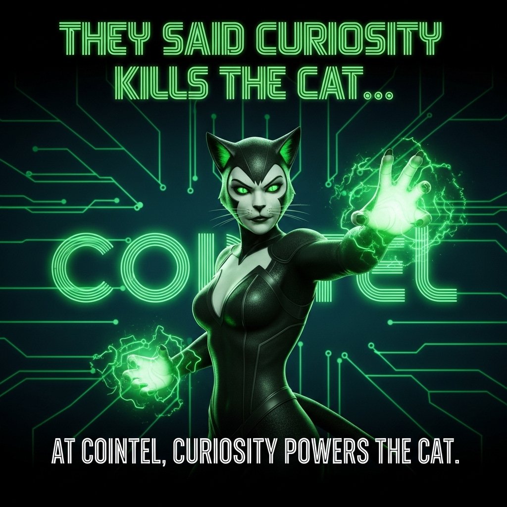 judyxclusive's tweet image. Curiosity doesn’t kill this cat — it powers it 
Be curious with @Cointel_io $COLS
#BeCurious #COLS #Avalanche #Web3