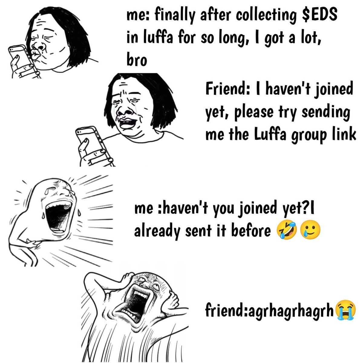sahrun0502's tweet photo. 🐸 Meme for @EndlessProtocol 🤗

About annoying friends 🥲

#endlessarmy #meme #luffa https://t.co/eE9MOgk5ss