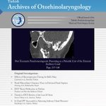 Photo by Turkish Archives Of Otorhinolaryngology (@TurkArchORL)