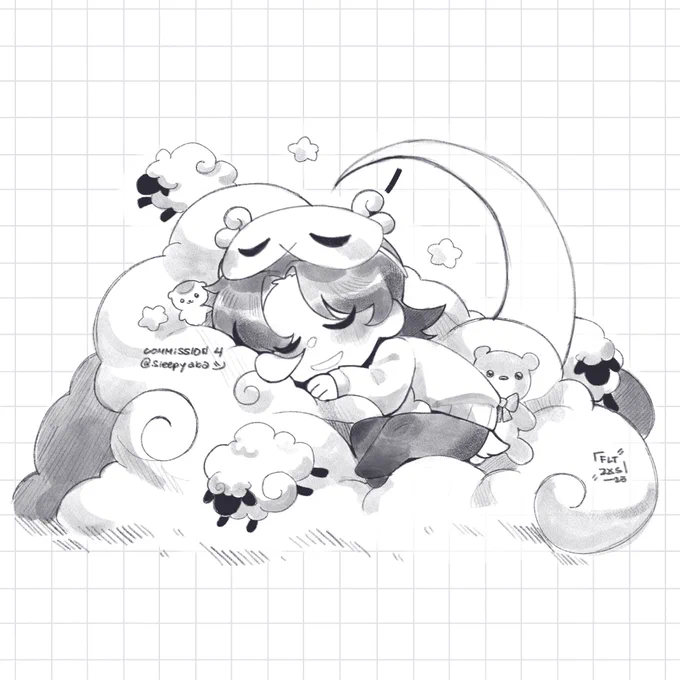 ☁️ Commission for @baa_aba ! 