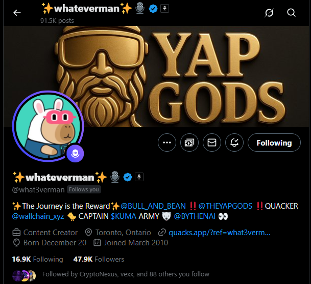 Hayan069's tweet photo. Whats wrong with
@KaitoAI
why my smart followers are not updating more then 2 accounts which are in inner circle ct follows me i have waited almost one week hoping and waiting it would update but guess what it didnt !! then i tried to connect to a mod on discord and guess what after week asking and seeking for his help he banned me on discord like bruhh !!! Can anyone tell me what should i do so my smart followers can be updated ??
@lowadka