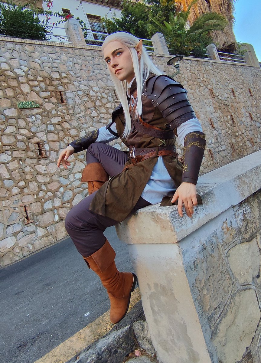 geheichou's tweet image. debuted my Legolas cosplay yesterday ☺️