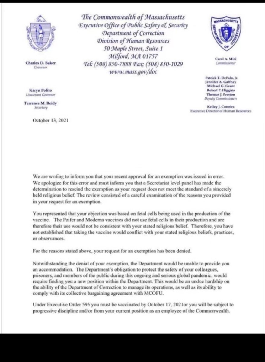 PMclaine89201's tweet photo. @RealChapAmerica Carol Thomas was granting exceptions.

I understand after it was found out and she was fired quite a few of these went out… https://t.co/F5umrkd5Rx