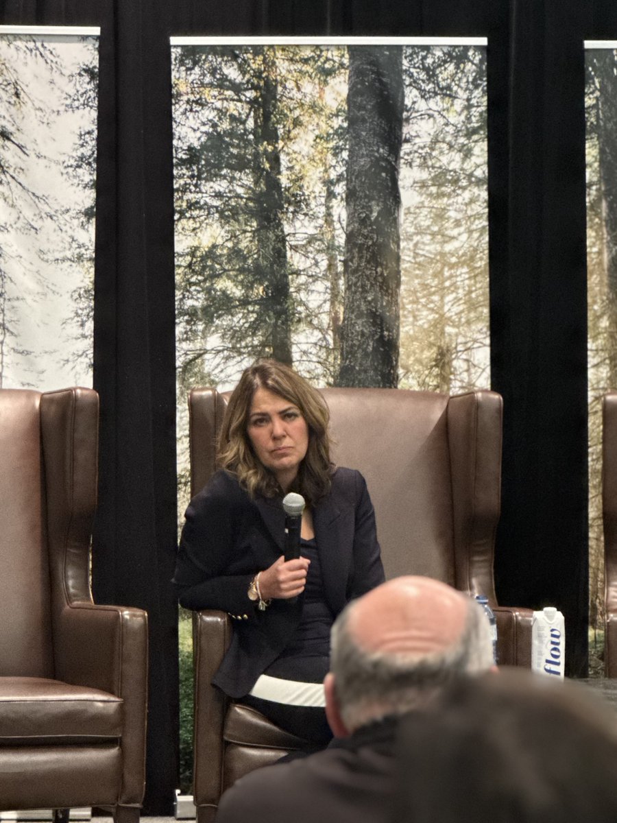 We were honoured to open the last day of our conference with a keynote speech from Alberta's Premier, the Honourable Danielle Smith. She also sat down with Aspen Dudzic for a conversation on the Foresty Talks Podcast. 

In both, <a href="/ABDanielleSmith/">Danielle Smith</a> highlighted the work her