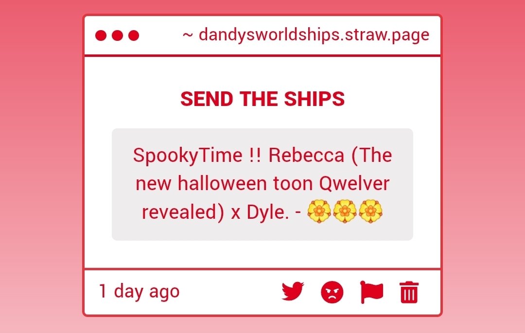 Dandys_Ships's tweet image. This submitted ship is #Spookytime (Ribecca x Dyle) thank you for your submission!! #dandysworldribecca #dandysworlddyle