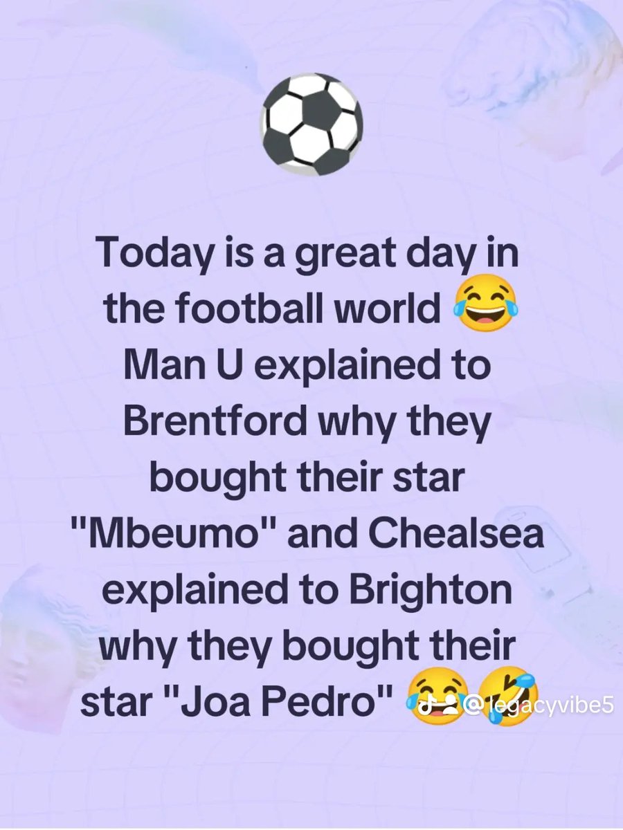 LegacyVibe5's tweet image. Today everywhere is quiet 😂😅 

#legacyvibes #goviral #PremierLeague #chealsea #ManU #brighton #brentford #Liverpool
