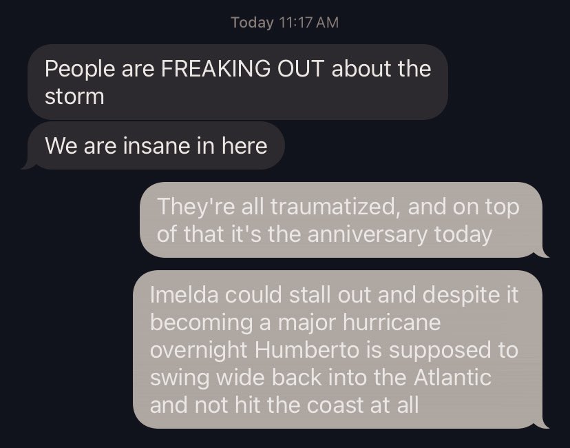 Helene was one year ago.

I don’t talk about it, but it’s a storm that rocked my reality: changed the shape of the town I live in and destroyed the one I was dreaming &amp; trying to make a new home out of

I still mourn, there’s still strange unresolved feelings, but it’ll be fine