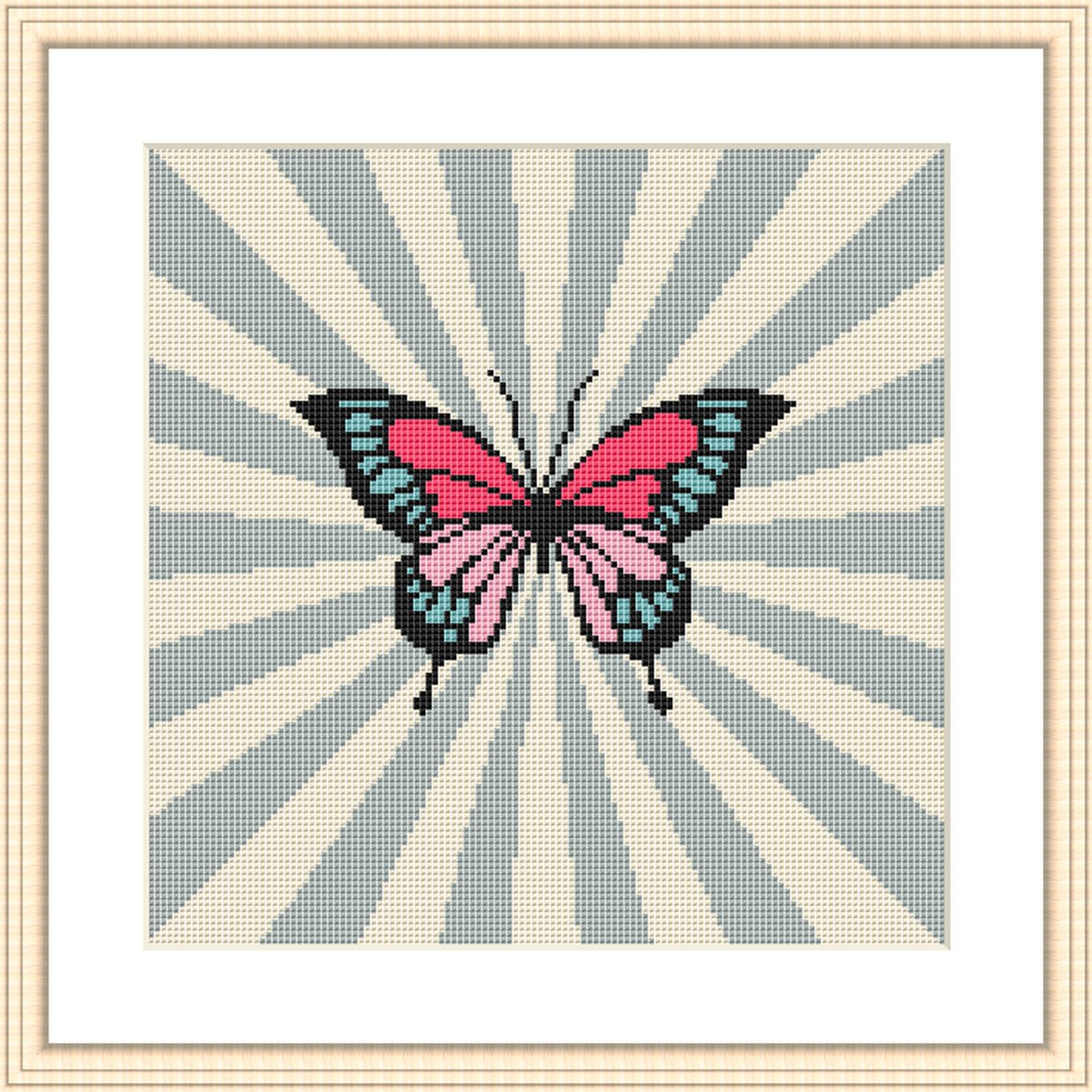 etaminepatterns's tweet photo. NEW 🦋
Butterfly Cross Stitch PDF Pattern, Retro Stripe Modern Embroidery
#etsyshop #crossstitchpatterns #butterfly #retrowalldecor #stripedesign #needlepoint
👉 https://t.co/0z0IoOOcOs 👈 https://t.co/FDHWkpd568