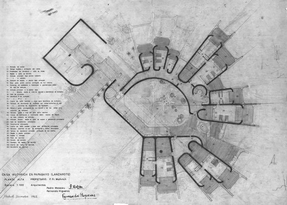 Casa en Lanzarote (Islas Canarias, España). Proyecto del arquitecto Fernando Higueras, 1962.

#FernandoHigueras #arquitectura