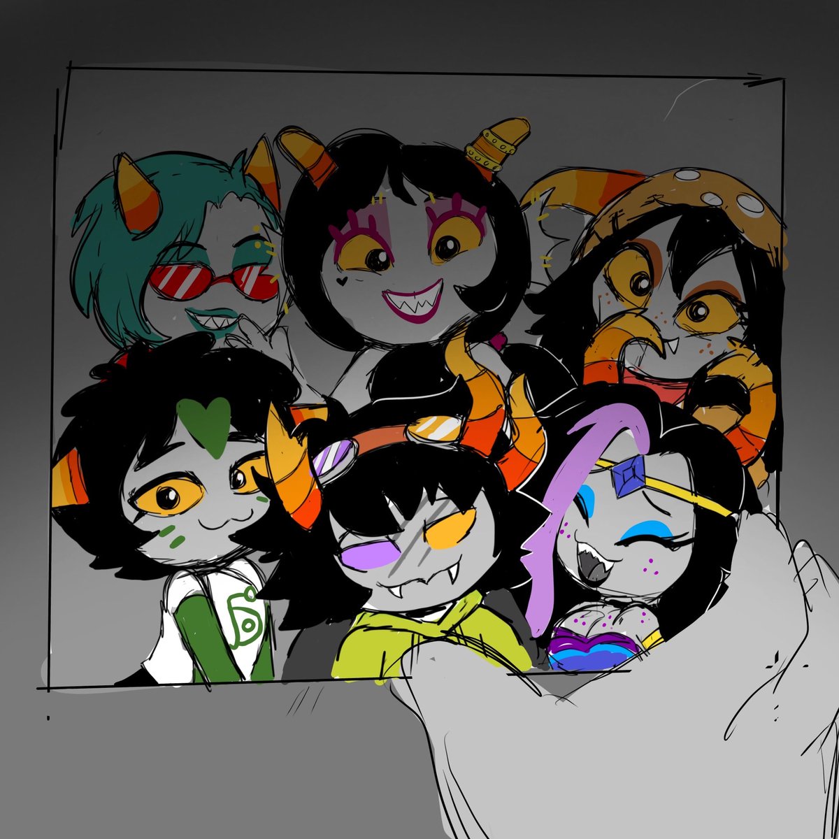 GoopyLemon78's tweet photo. “Things will never be the same…”

Honk..

Drawn by @SumpthinPhishy 

#Homestuck #hiveswap #homestuckau #aulore https://t.co/ehsMN64JG4
