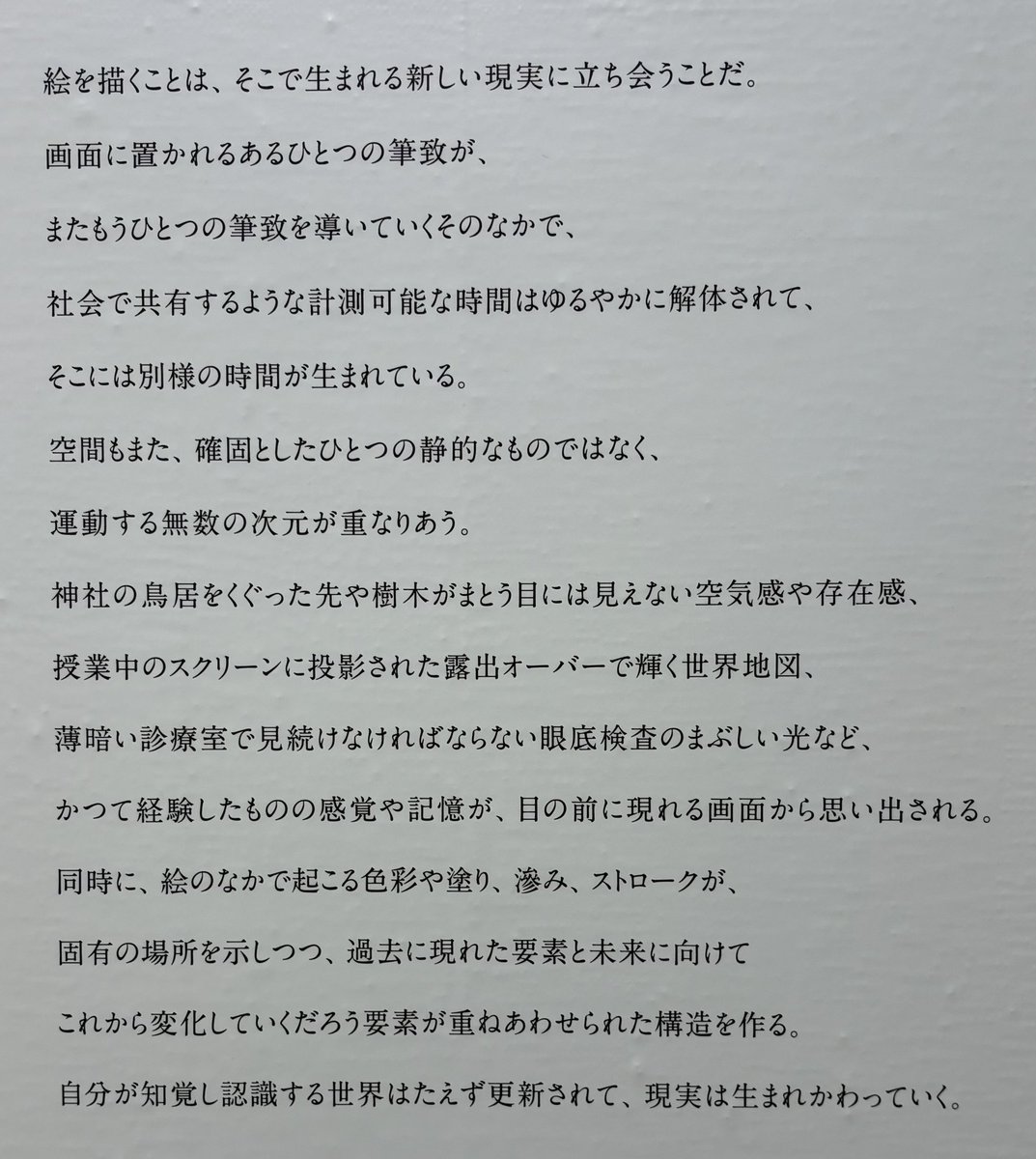 畑山太志さん
絵を描くことは、そこで生まれる新しい現実に立ち会うことだ...