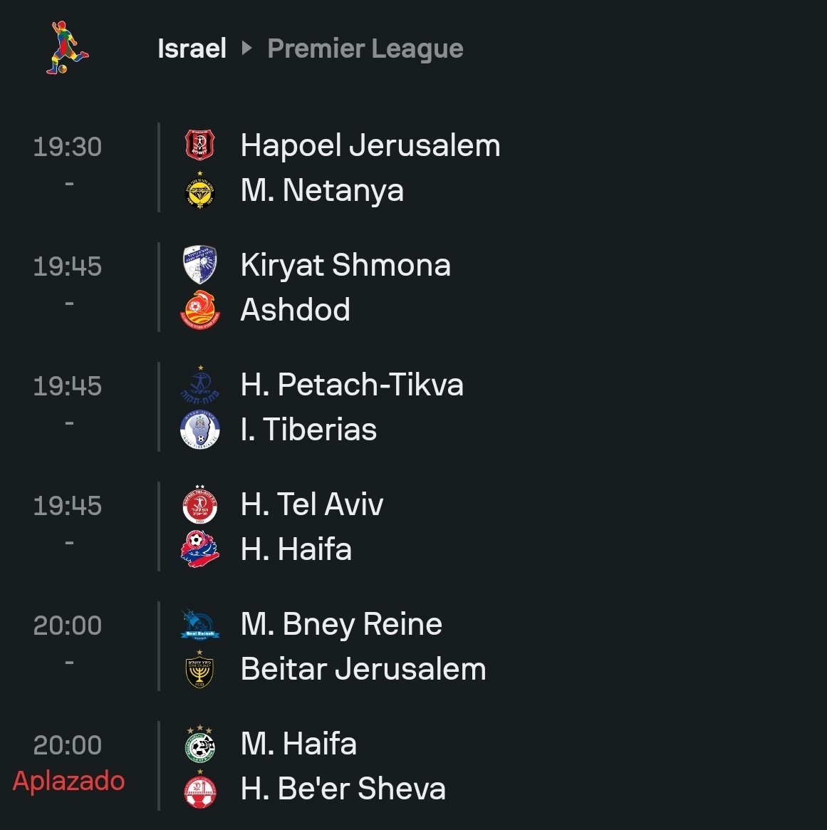 Ha pasado mucho tiempo y creo que es la hora de volver a retomar el ritmo con la liga. Hoy hay nueva fecha.
(Fuente Sofascore)