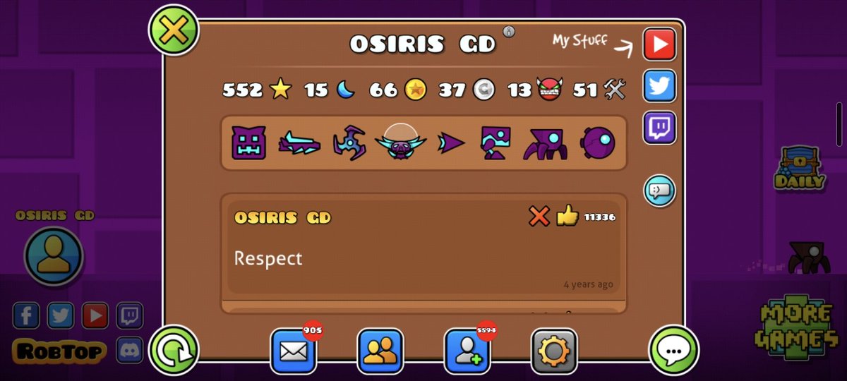 osiris_GD's tweet image. Prelude got featured yesterday, and I officially joined the 50cp&apos;s gang 😎