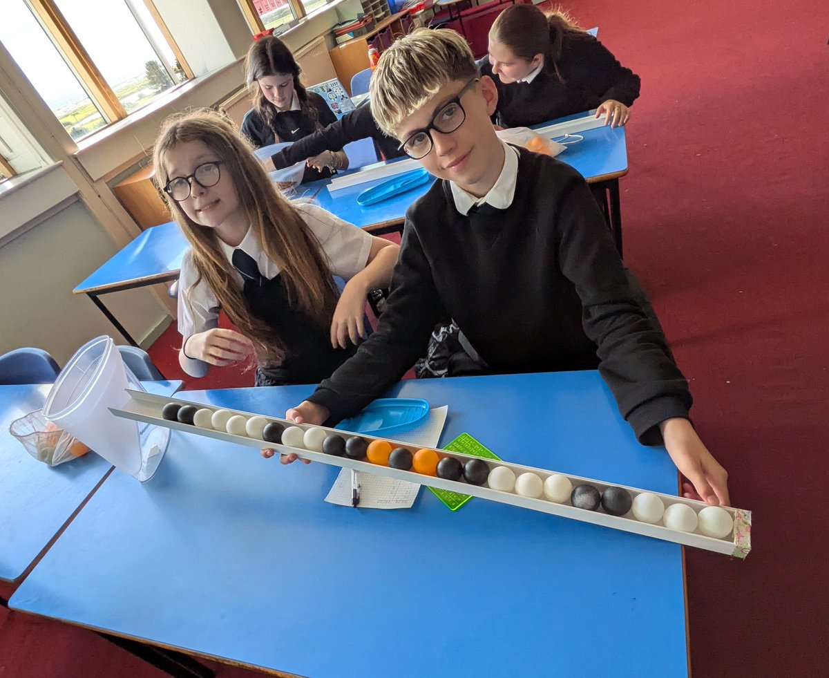 AucMaths's tweet image. As part of Maths week we had another visit from @jonriddledevlin @StrathMathStat.
S1 learned about network theory, working on some university level mathematics while some S2 &S4 pupils performed experiments showing how maths is used to model the way infectious diseases spread!