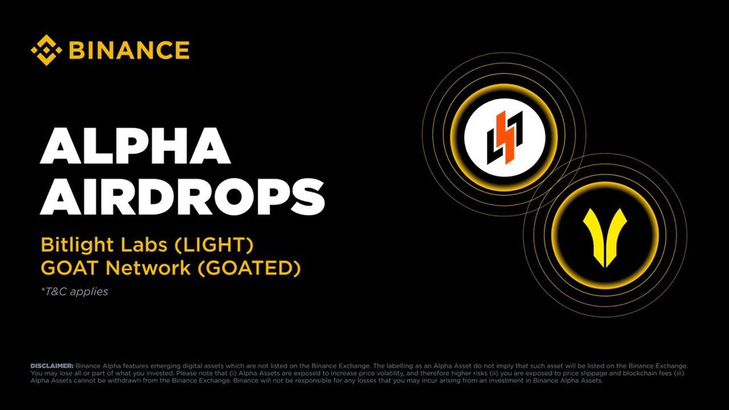 RGB赛道基建项目 $LIGHT <a href="/BitlightLabs/">Bitlight Labs⚡️</a> 今日全网上线，时间表如下👇

* 19:00 币安 Alpha 开盘
* 19:30 币安 &amp; Bybit 合约
* 21:00 Bitget、Gate、Kucoin、MEXC 现货同步

艾叔想聊聊对 LIGHT 币价的看法。

首先看融资，首轮未披露，最新一轮融了 $960 万，估值 $1.7 亿，成本价 0.4U；