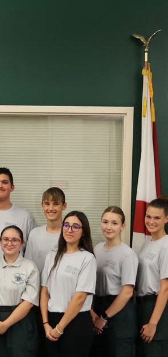 ••PANTHER ALERT•• Chief Vincent swore in the Explorers at the CCSO, which included LHS students Donavan Zybell &amp; Ella Cripe. In addition, The Kiwanis of Inverness donated $2,500 to the Explorer Program. LHS is excited for our students &amp; proud members of the Kiwanis. #TPW