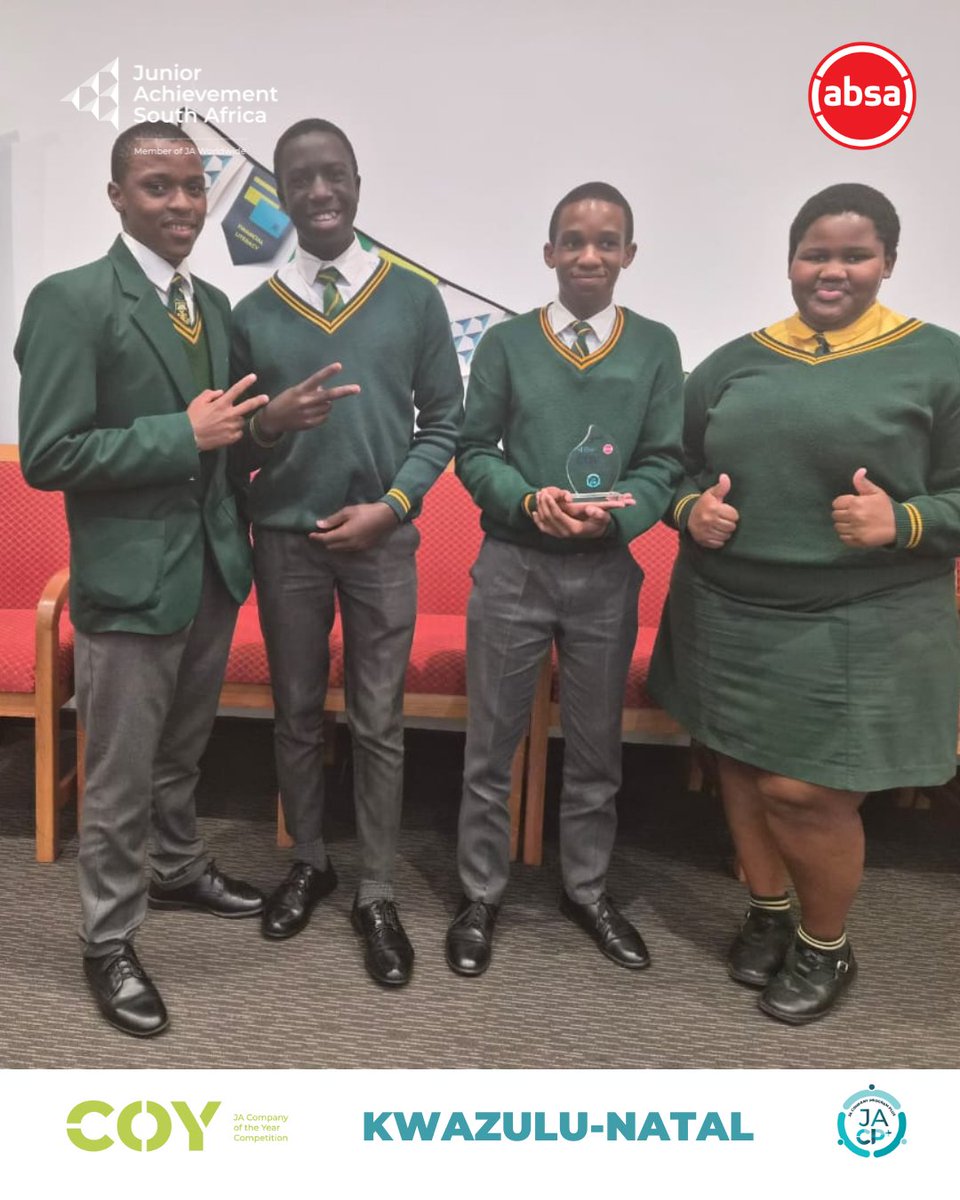 JASouthAfrica's tweet photo. Check out this incredible showcase in KwaZulu-Natal! The turnout is proof of the power of youth entrepreneurship. Students are inspiring us with creativity, teamwork, and vision for the future.
#JASouthAfrica #JAInAction #COY #Entrepreneurship #KZN https://t.co/tFKwGC0KJq