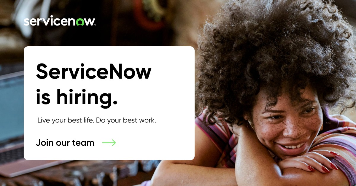 siddhucse's tweet image. ServiceNow is #hiring #seniorfrontenddeveloper

Here is my referral link : smrtr.io/tP8mw