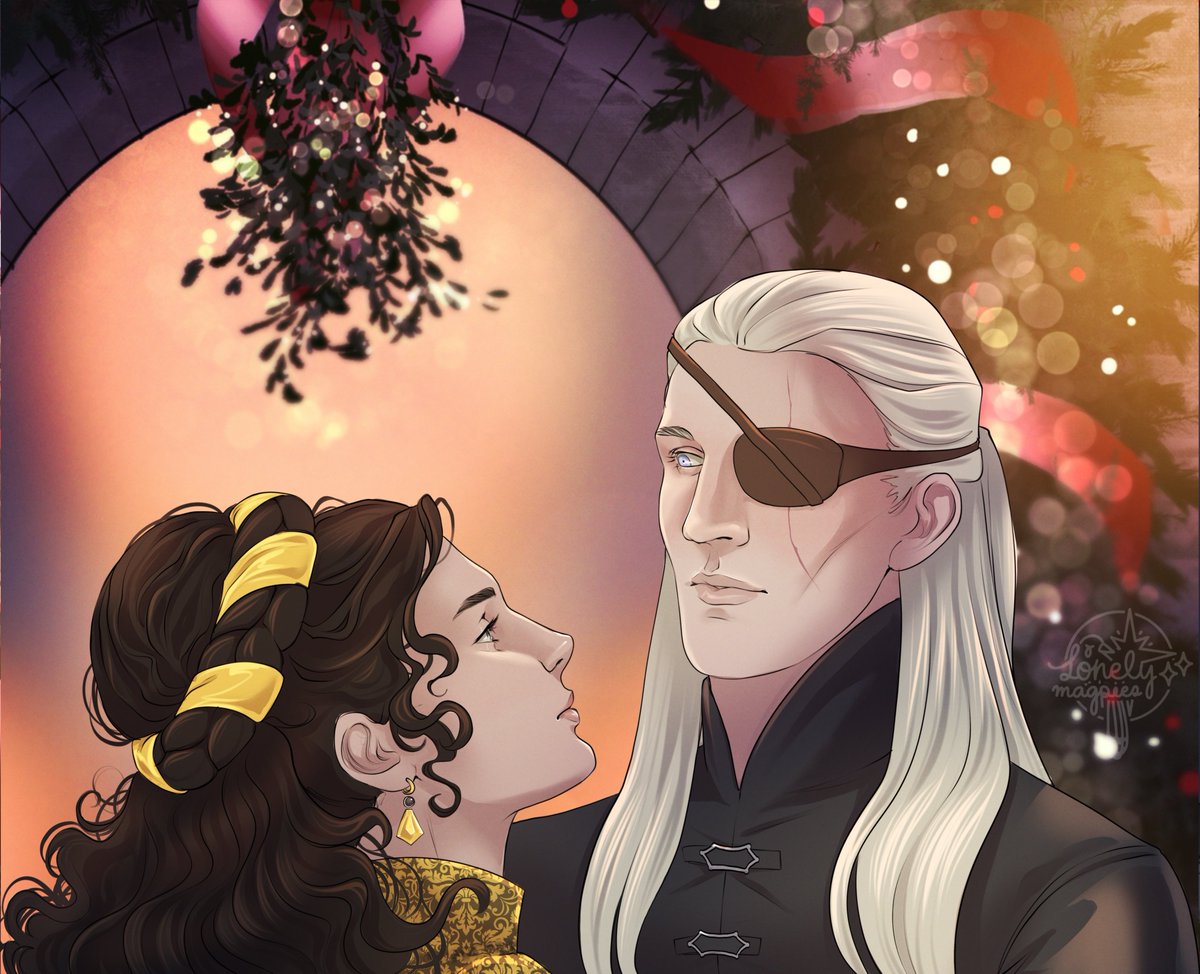 LancelMarina's tweet image. (Art by @lonelymagpies) 

Day 6 of the Bottomond Week created by 
@bottomondweek !

Prompt : Physique

Floris takes care of Aemond's hair.

archiveofourown.org/works/70935831

Hope you like it!

#bottomondweek2025