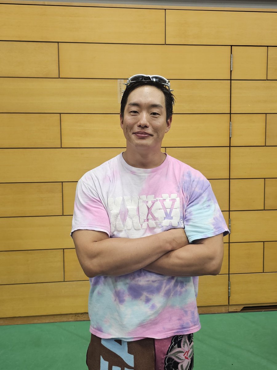 sanaes37's tweet image. またもや私は一目惚れをしたようだ。
T-Hawk選手に。
強い、カッコいい。
そして、試合の後に、遠くから写真を撮っていたら、おいでおいでして近くで写真を撮らせてくださった！
はぁぁ…
#GLEAT 
#THawk