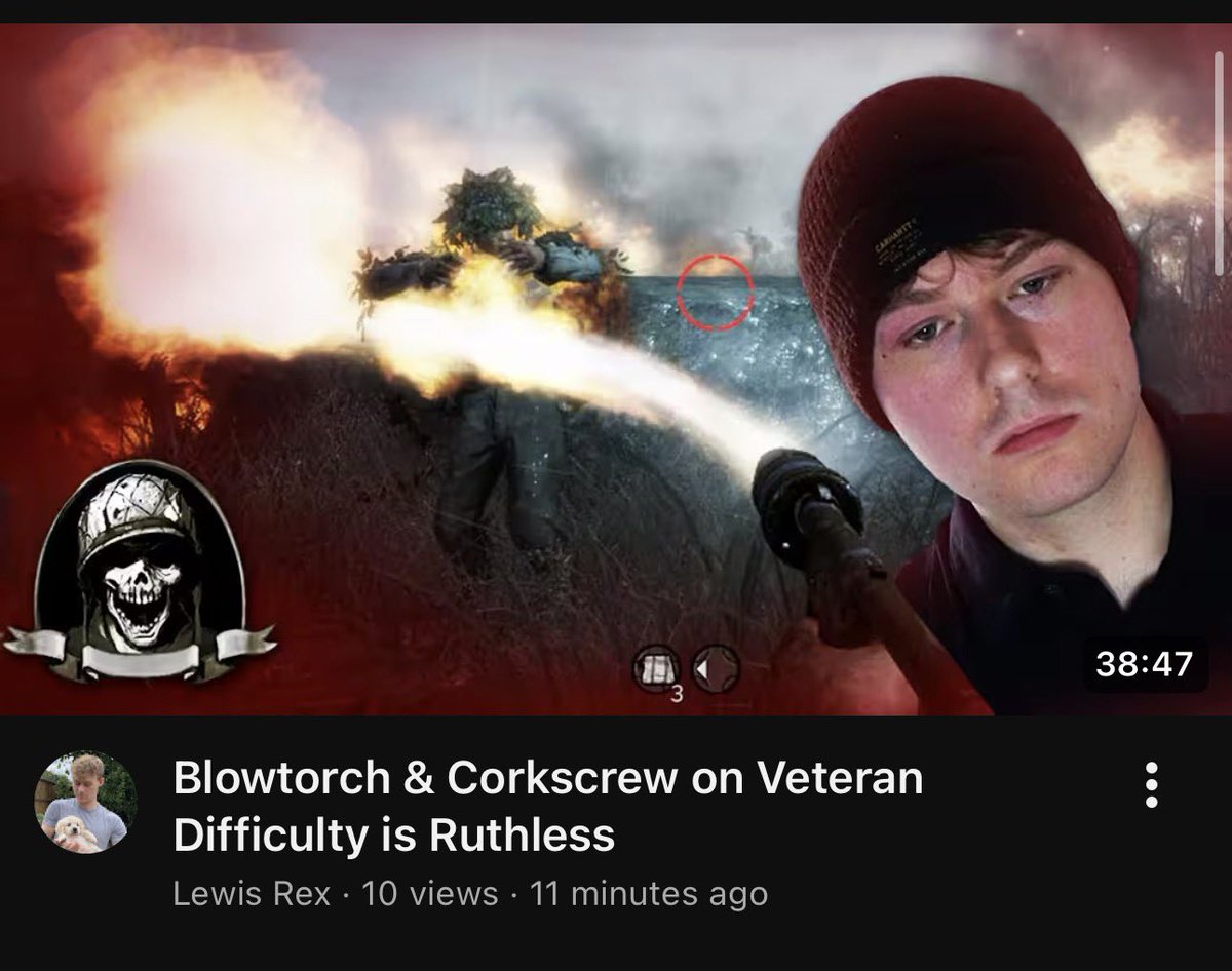 I respect anyone who beat this game on Veteran
youtu.be/7QASDvzk98Y?si…