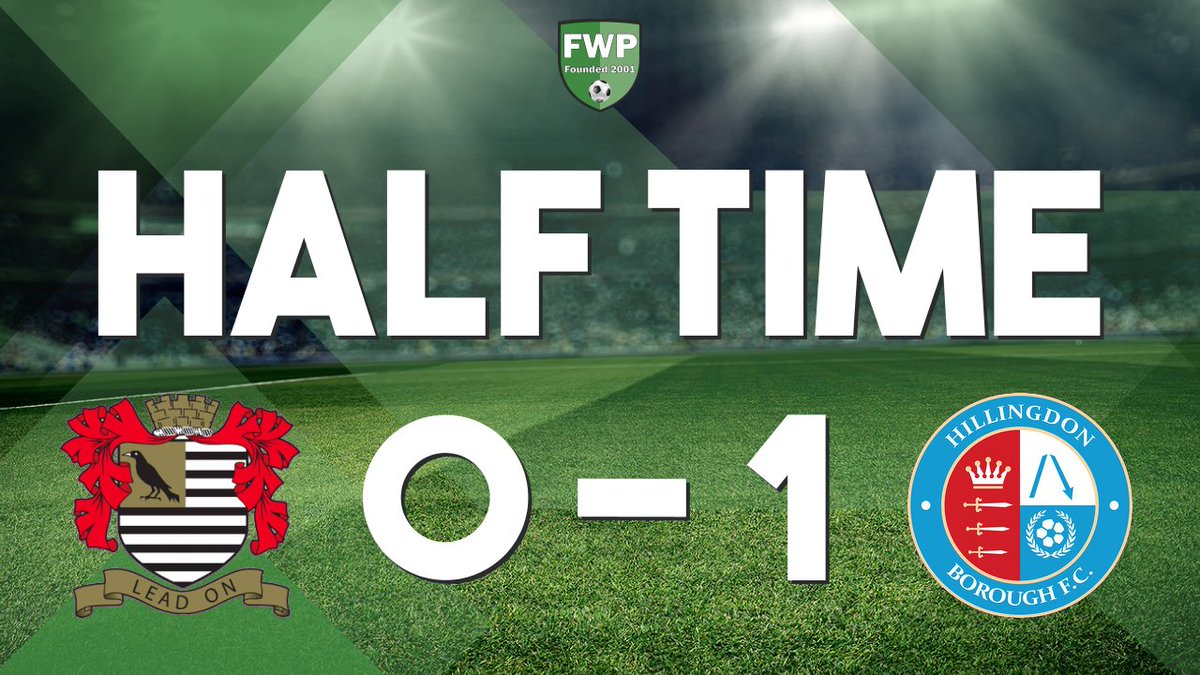 HALF-TIME: Molesey 0-1 Hillingdon Borough