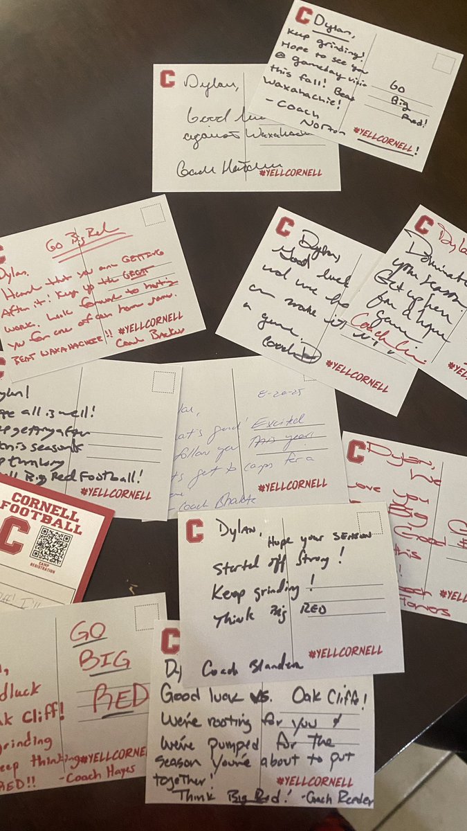 Appreciate the love from <a href="/BigRed_Football/">Cornell Football</a>