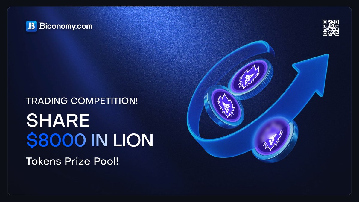 Biconomy.com (@biconomycom) on Twitter photo 🚀 #LoadedLions Trading Competition, Share $8000 in $LION! 🚀
Dear Biconomy.com users,
To give back to our global community, we are excited to announce the <a href="/LoadedLions_CDC/">Loaded Lions</a> Trading Competition with a total prize pool of up to $8000 #LION!💎
📅Activity time: 🚀 #LoadedLions Trading Competition, Share $8000 in $LION! 🚀
Dear Biconomy.com users,
To give back to our global community, we are excited to announce the <a href="/LoadedLions_CDC/">Loaded Lions</a> Trading Competition with a total prize pool of up to $8000 #LION!💎
📅Activity time: