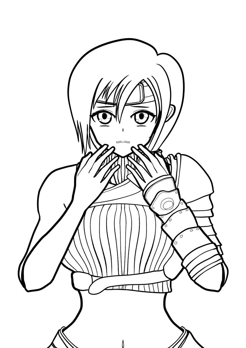 SuishoNinja's tweet photo. 昨日はここまで描いた。続きを頑張る。

#イラスト
#ユフィ
#ユフィ・キサラギ
#yuffiekisaragi
#イラスト好きな人と繋がりたい
#絵描きさんと繋がりたい
#CLIPSTUDIOPAINT https://t.co/UK4RXoahE5