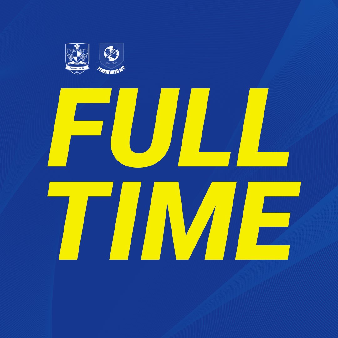 FT | Penrhiwfer 1-7 Pontyclun

A great clinical performance from our lads sees us go straight into the next round. 

Goals from Dan Roderick, Will Evans, Evan Griffiths (2), Ben Price (2) &amp; Gareth Welsh 

#UTC