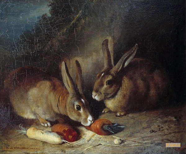 Rosa  Bonheur.
#InternationalRabbitDay
#DíaInternacionalDelConejo