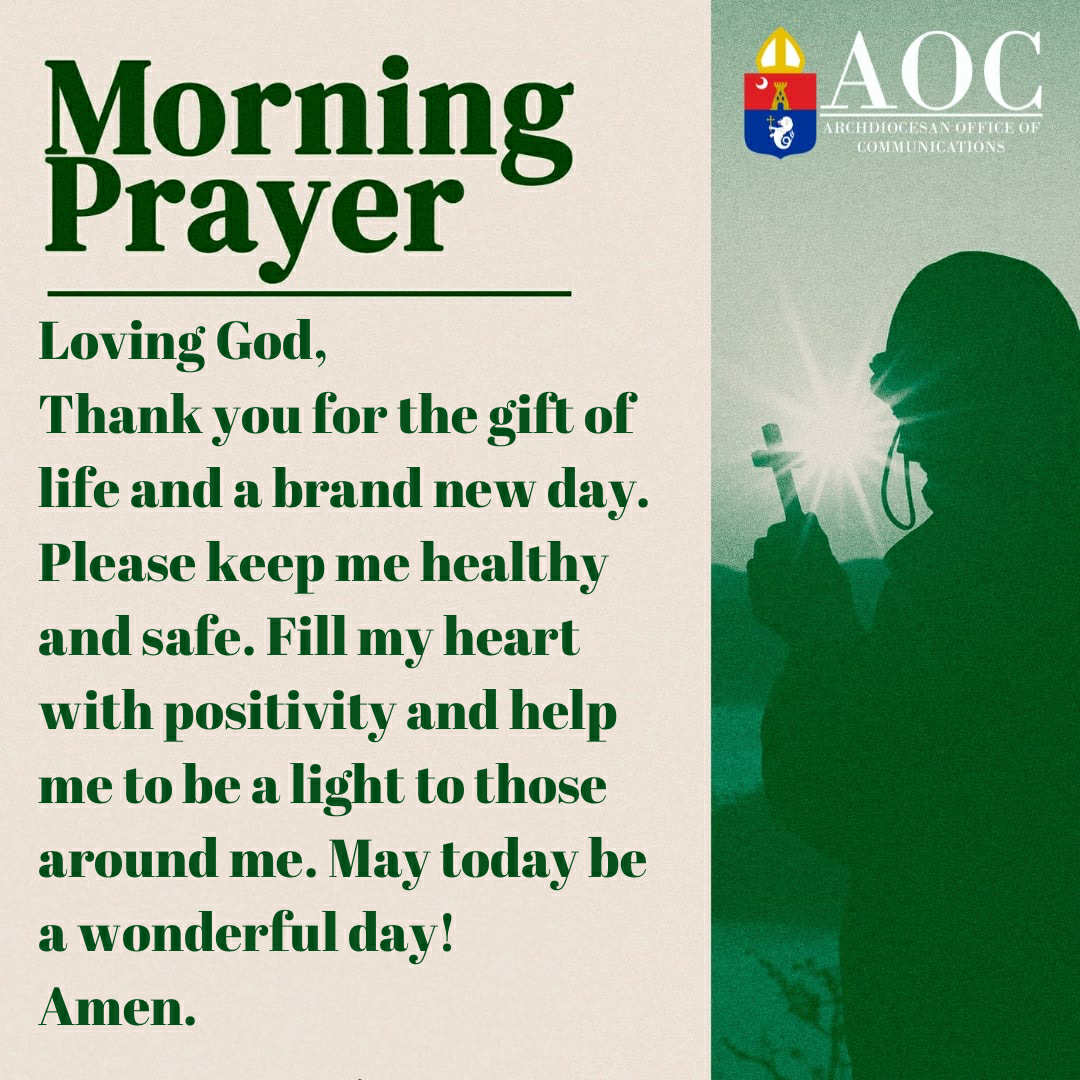 rcamaoc's tweet image. A blessed Monday morning to all!

#RCAM #AOC
#ArchdioceseOfManila
#catholicchurch
#MorningPrayer